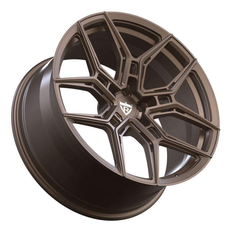 matte bronze custom forged wheels Y spoke  profile performance lightweight wheel engineering detail