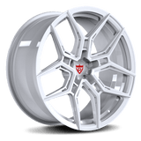 RV-MR616: CUSTOM FORGED 1 PIECE WHITE WHEELS