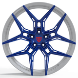 RVRN lightweight forged wheels close detail CNC machined surface high strength aluminum alloy