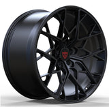 RVRN RV-MR625 custom forged mesh wheel for BMW 5 Series in black, lightweight performance wheel construction