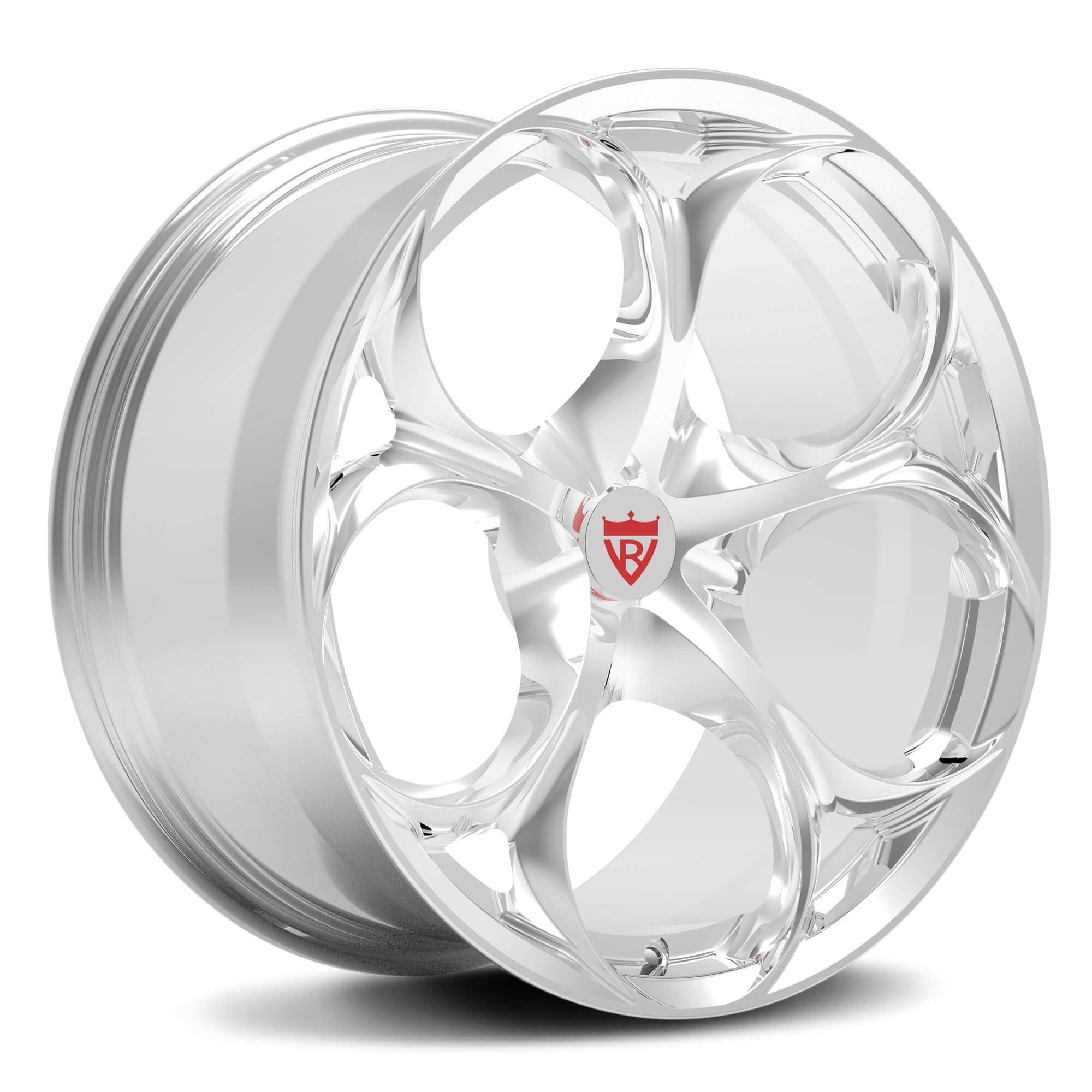 RVRN RV-MS016 white custom forged corvette wheels performance monoblock design