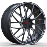 RVRN RV-MS1 Gunmetal lightweight Tesla rims engineered for Tesla Model X and Model Y performance upgrades