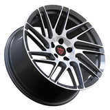 Custom forged Subaru WRX wheels by RVRN Wheels featuring lightweight multi spoke design and grey polished finish