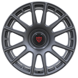 RVRN RV-MS505 forged multi spoke BMW M4 wheels in gunmetal with custom fitment and performance styling