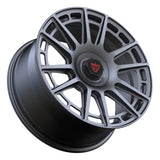 RVRN RV-MS505 forged multi spoke Corvette C8 wheels in gunmetal with lightweight 1-piece construction