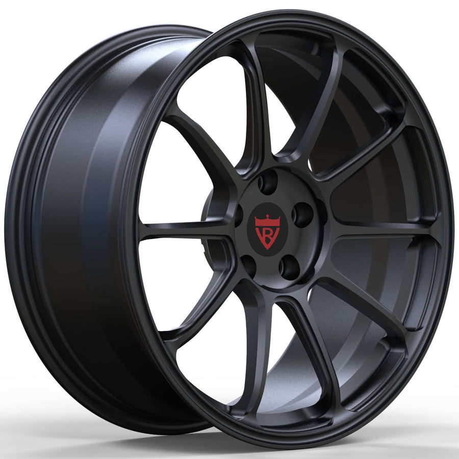RVRN RV-MS62 lightweight forged wheels for Tesla Model Y featuring precision multi spoke design and all gunmetal finish
