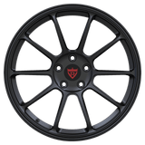 RVRN RV-MS62 BMW inspired forged multi spoke wheel design in all gunmetal for modern performance vehicle styling