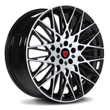 RVRN RV-MT041 forged mesh wheels black polish Honda performance aftermarket wheels