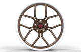 Toyota RAV4 custom wheels Y spoke bronze white forged lightweight SUV wheel design