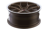 Toyota Tundra Y spoke forged wheels bronze white heavy duty performance rims