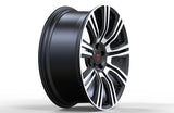 RVRN RV-MT082 Toyota 4Runner custom forged multi spoke wheels black polished finish all-season durability