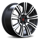 RVRN RV-MT082 Toyota wheels multi spoke forged design black with polished finish performance wheel