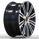 Toyota 4 Runner RV-MT426 forged 10 spoke wheel by RVRN with black and polish finish, custom fitment for a bold performance appearance