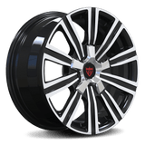 RVRN RV-MT426 forged 10 spoke wheels for Toyota 4 Runner in black with polish finish, custom lightweight performance wheel design