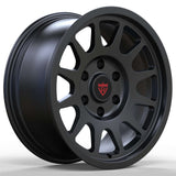RVRN RV-MT91 6 lugs forged wheels for Toyota pickup trucks in Gunmetal with custom performance fitment