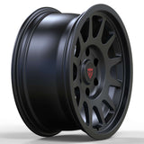 RVRN RV-MT91 custom forged 6 lug wheels for Toyota trucks in Gunmetal with aggressive fitment and lightweight design