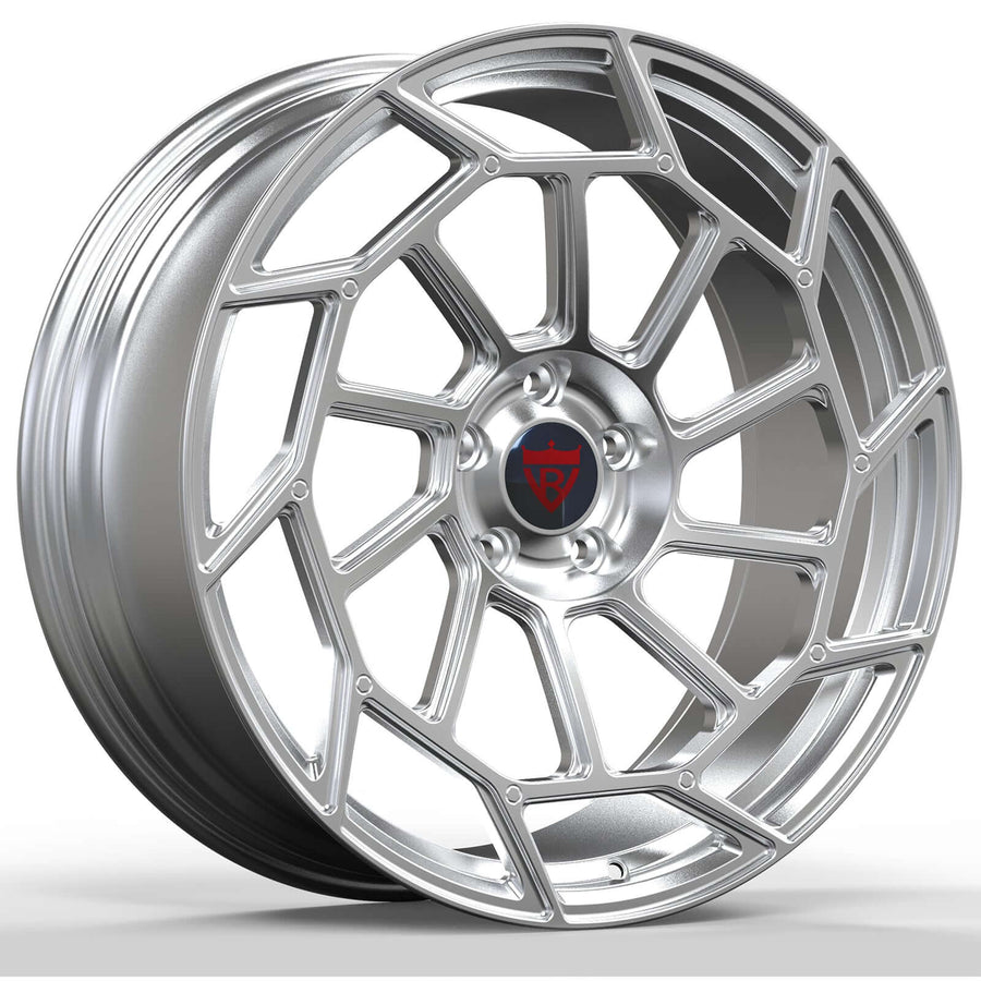 lightweight Tesla wheels multi spoke forged for improved performance handling