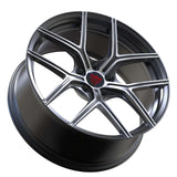 Tesla aftermarket wheels Y spoke design RV-S4 gunmetal forged lightweight wheel