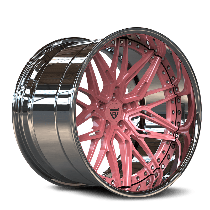 RVRN RV-T081 custom forged 2-piece truck wheels multi spoke deep dish design showcasing structural strength and precision machining from RVRN Wheels
