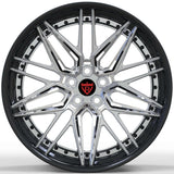 RVRN RV-T081 Chrysler custom wheels with black chrome appearance and lightweight forged construction