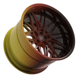RV-T081 custom forged deep dish wheels manufactured from aerospace grade 6061-T6 aluminum with optimized strength to weight ratio for McLaren vehicles