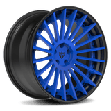RV-TR66: CUSTOM FORGED 2-PIECE BLUE WHEELS