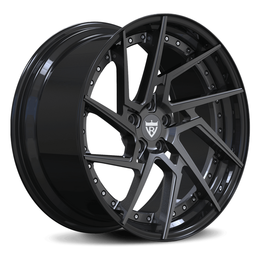 RVRN custom forged mustang wheels multi spoke design engineered for performance driving
