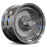 CUSTOM OLD SCHOOL& CLASSIC WIRE WHEELS: DR90 FORGED 2-PIECE-1990 Corvette Chrome Rims 