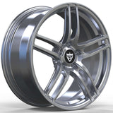 RVRN RV-MAS3 lightweight forged 5 spoke rims for BMW silver precision fitment