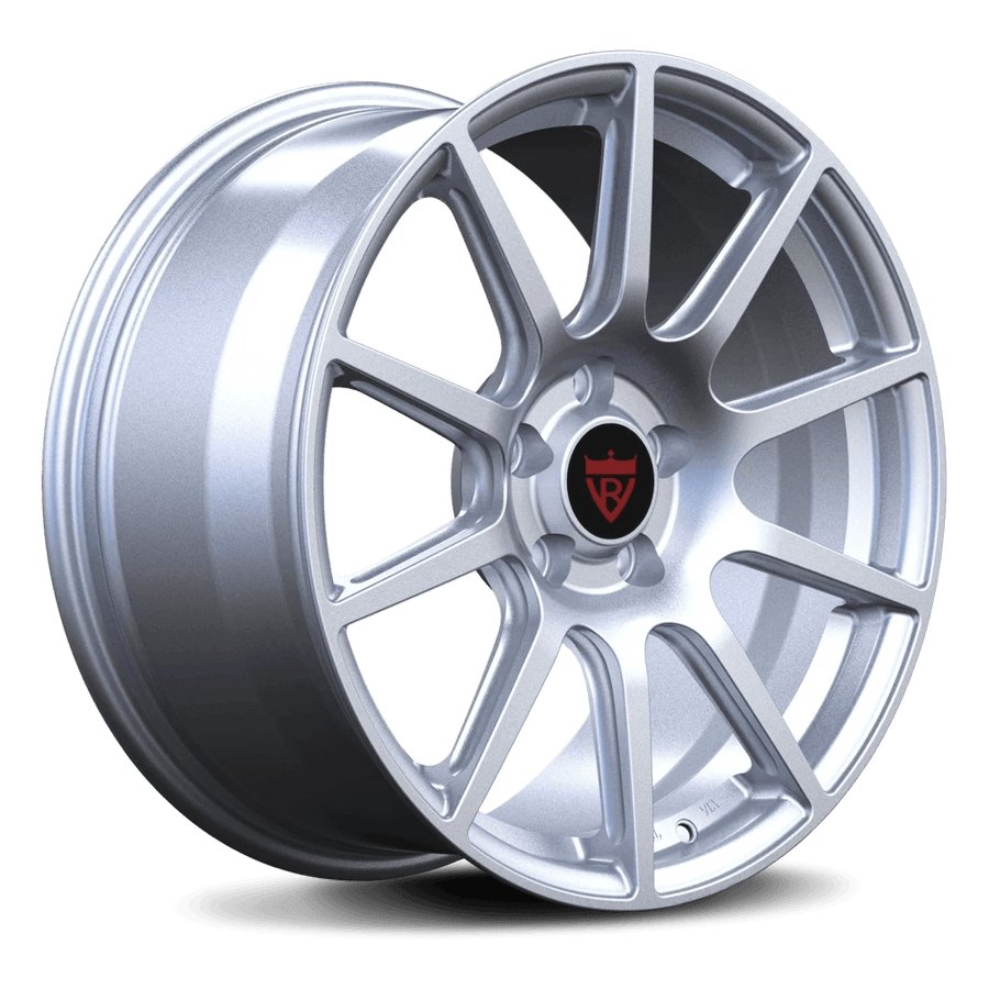 RVRN RV-MS191 forged multi spoke Subaru wheel pearl white custom design for WRX STI performance build