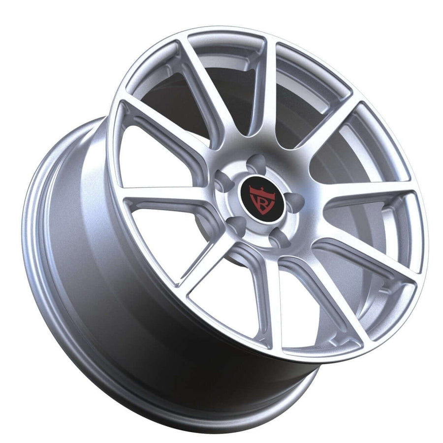 Custom forged multi spoke Subaru WRX wheel RV-MS191 pearl white lightweight performance rim