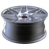 performance Subaru rims multi spoke forged wheels polished aluminum finish