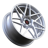 Subaru WRX custom forged multi spoke wheels RV-MS192 polished aluminum performance rims