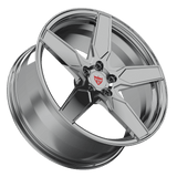 Subaru WRX STI 5 spoke rims RV-MS193 chrome finish with BBK clearance