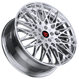 RVRN RV-MT041 chrome mesh wheels Subaru custom forged design high durability finish