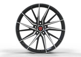 RVRN RV-MT042 Toyota Camry multi spoke forged wheels black polish lightweight custom rims