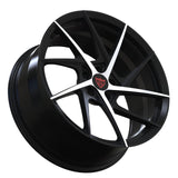 : Toyota performance forged wheels RV-MT043 all black polished finish custom lightweight design