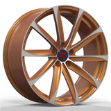 Tesla wheels RV-S2 concave profile custom forged wheels optimized brake clearance performance EV fitment design your own wheels